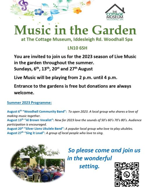 Come and Join us for Music in the Garden for