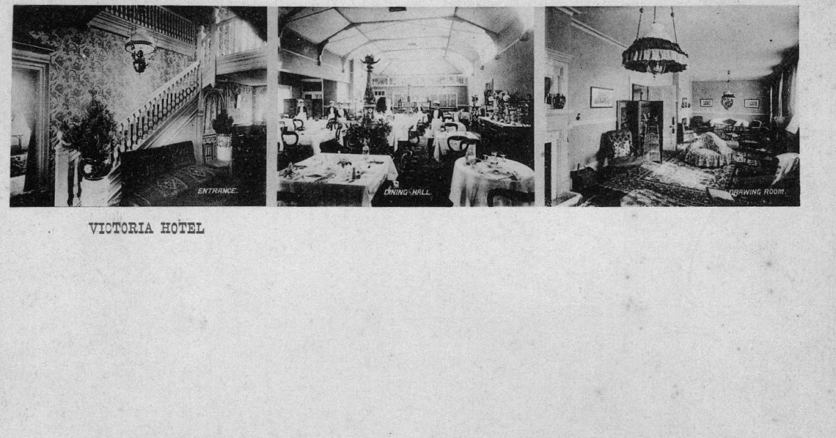 From the Collection & Archive. The Victoria Hotel was located