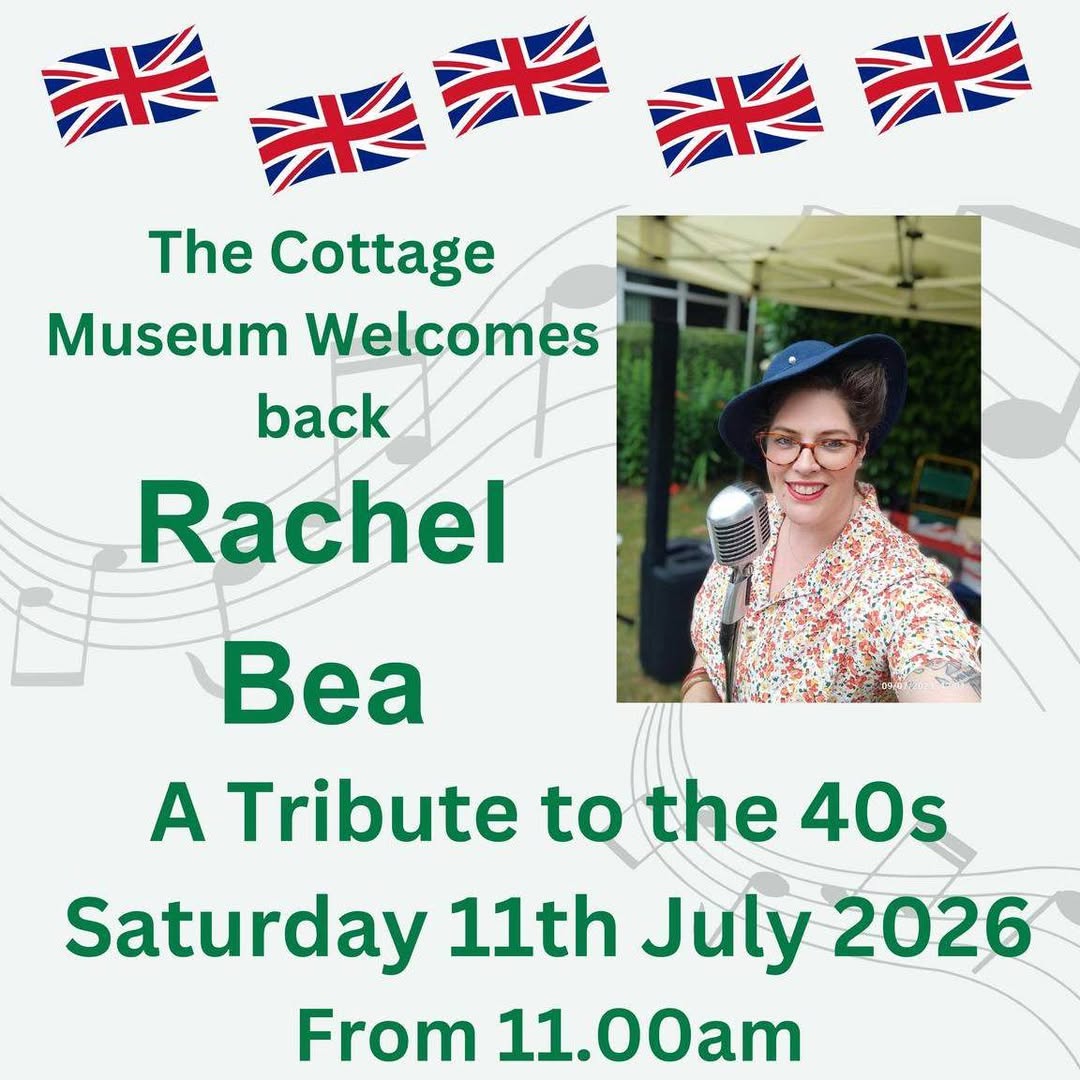 Join us in the Cottage Museum Gardens on Saturday, 11th