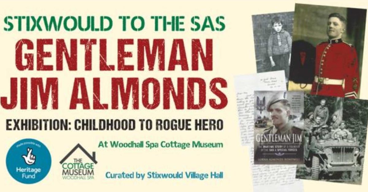 Last chance to see this exhibition on "Gentleman Jim Almonds"