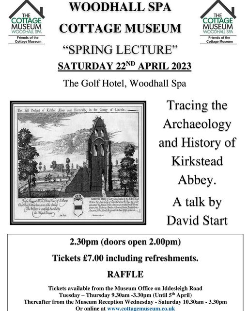 We still have tickets available for our Spring Lecture.